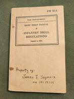 US Army manual FM 22-5 Infantry Drill Regulations, Ophalen of Verzenden, Landmacht, Amerika, Boek of Tijdschrift