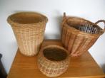 7 rieten manden bloempotten, Ophalen, Huis en Inrichting