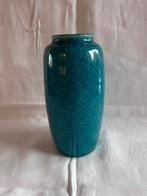 Pieter Groeneveld vaas turquoise craquelé, Antiek en Kunst, Antiek | Vazen, Ophalen of Verzenden