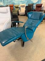 Meubelzorg relax stoel fauteuil gratis bezorgd en garantie, Minder dan 75 cm, Leer, Zo goed als nieuw, 50 tot 75 cm