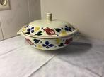 Mooie boerenbond dekschaal van  SC,Ceramiek Maastricht., Ophalen of Verzenden