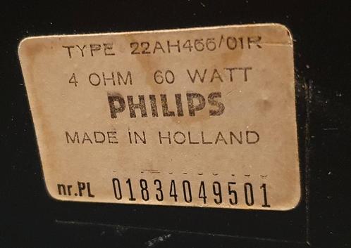 Philips 22AH - 466 izn staat., Audio, Tv en Foto, Luidsprekers, Gebruikt, Front, Rear of Stereo speakers, Minder dan 60 watt, Philips