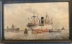 aquarel van M.J. Drulman - de Jongere, Antiek en Kunst, Ophalen of Verzenden