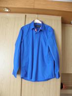 Net blauw Italiaans overhemd LA CAMICIA mt L nieuwstaat, Blauw, Ophalen of Verzenden, Zo goed als nieuw, Halswijdte 41/42 (L)