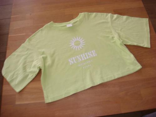 s36 - lime groen kort shirtje H&M (maat S), Kleding | Dames, T-shirts, Zo goed als nieuw, Maat 36 (S), Groen, Korte mouw, Ophalen of Verzenden