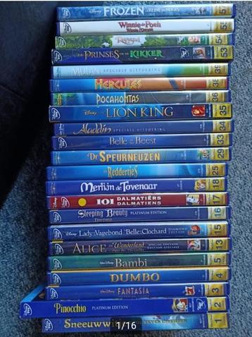 Disney classics tekenfilms goldnumbers beschikbaar voor biedingen