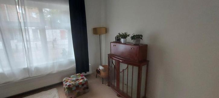 Antieke Engelse drankkast, openklappend bovendeel + spiegel, Antiek en Kunst, Antiek | Meubels | Kasten, Ophalen