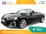 Audi A5 Cabriolet 40 TFSI Quattro S-LINE * MAT € 53.800,00, Auto's, Automaat, 4 stoelen, Leder en Stof, Zwart
