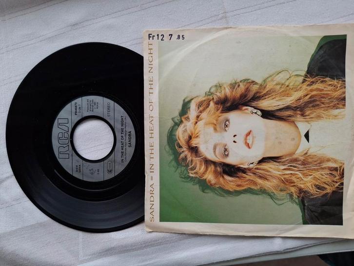 Sandra in the heat of the night, Cd's en Dvd's, Vinyl Singles, Gebruikt, Pop, Ophalen