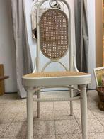 Witte Thonet Houten Stoel met webbing, Huis en Inrichting, Stoelen, Ophalen, Gebruikt, Wit, Hout
