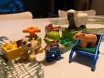 Duplo boerderijdieren met jongetje en kruiwagen, Ophalen of Verzenden, Zo goed als nieuw
