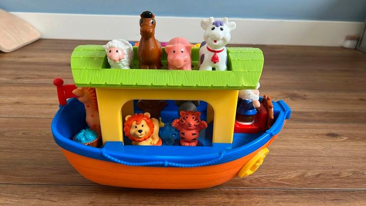 Te koop: Big Steps – Noachs Activiteitenark (compleet), Kinderen en Baby's, Speelgoed | Fisher-Price, Zo goed als nieuw, Met geluid