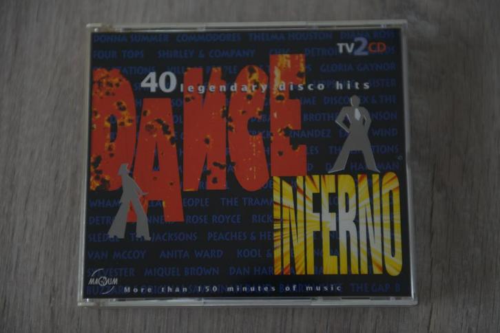 DANCE INFERNO 40 LEGENDARY DISCO HITS 2CDbox, Cd's en Dvd's, Cd's | Verzamelalbums, Zo goed als nieuw, Dance, Boxset, Verzenden