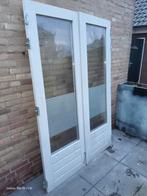 TUINDEUREN meranti , balkondeuren isolatieglas tuinhuis, Doe-het-zelf en Verbouw, Kozijnen en Schuifpuien, Ophalen, Hout, 75 tot 150 cm