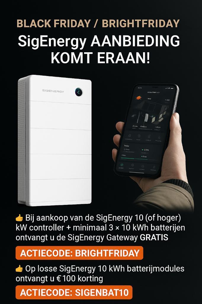 Laatste Kans! Sig Energy Deal Gratis noodstroom, Doe-het-zelf en Verbouw, Zonnepanelen en Toebehoren, Nieuw, Overige typen, Ophalen of Verzenden