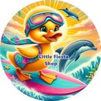 LF9295 icing frosting eend dolfijn 20cm eetbare taart print, Hobby en Vrije tijd, Taarten en Cupcakes maken, Ophalen of Verzenden