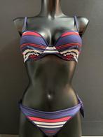 Marie jo bikini maat 70c met strik slip 36 model julliette, Kleding | Dames, Badmode en Zwemkleding, Verzenden, Nieuw, Blauw, Bikini