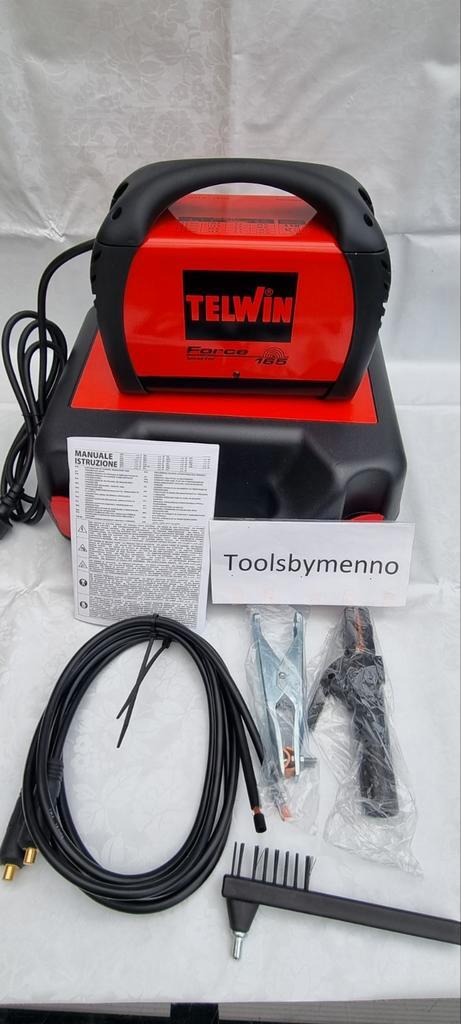 NIEUW Telwin  Force 165 MMA elektrode lasapparaat, Doe-het-zelf en Verbouw, Gereedschap | Lasapparaten, Nieuw, Elektroden, 150 tot 250 ampère