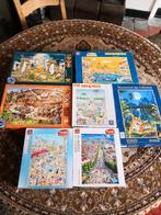 7 legpuzzels van 1000 stukjes, Hobby en Vrije tijd, Denksport en Puzzels, Ophalen of Verzenden, 500 t/m 1500 stukjes, Gebruikt