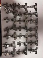 Keukenkast Scharnieren, Doe-het-zelf en Verbouw, Hang- en Sluitwerk, Ophalen of Verzenden, Zo goed als nieuw, Rvs, Scharnier