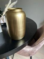 Gouden decoratieve vaas, Huis en Inrichting, Woonaccessoires | Vazen, Overige materialen, Geel, Ophalen of Verzenden, Zo goed als nieuw
