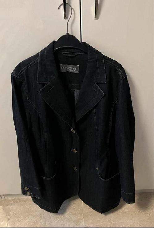 Ulla Popken Selection broekpak maat 54, Kleding | Dames, Jasjes, Kostuums en Pakken, Zo goed als nieuw, Blauw, Verzenden