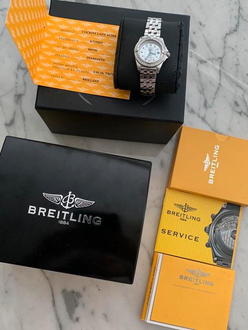 Breitling Cockpit  dames horloge, Sieraden, Tassen en Uiterlijk, Horloges | Dames, Zo goed als nieuw, Overige merken, Staal, Ophalen