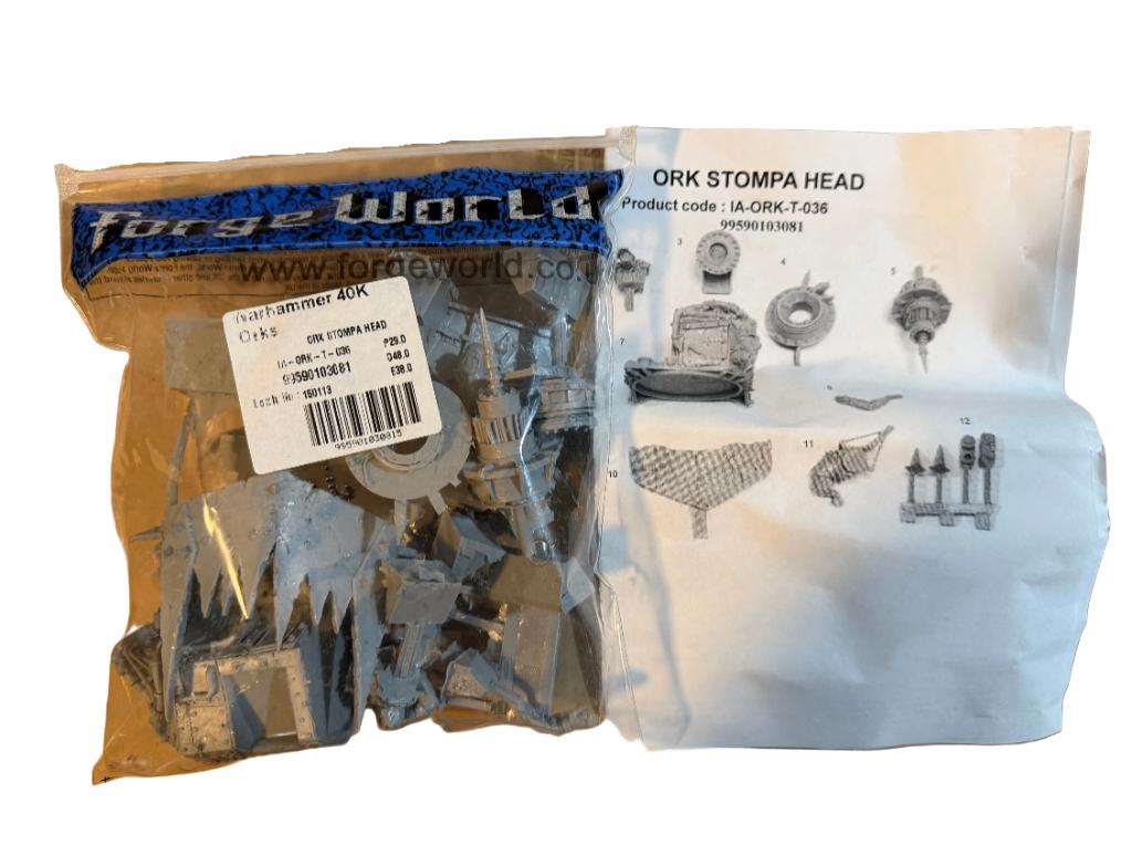 Warhammer 40K Forge World Ork Stompa Head, ., Warhammer, Ophalen of Verzenden, Zo goed als nieuw