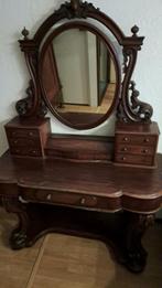 Antieke Toilettafel met Spiegel, Antiek en Kunst, Ophalen