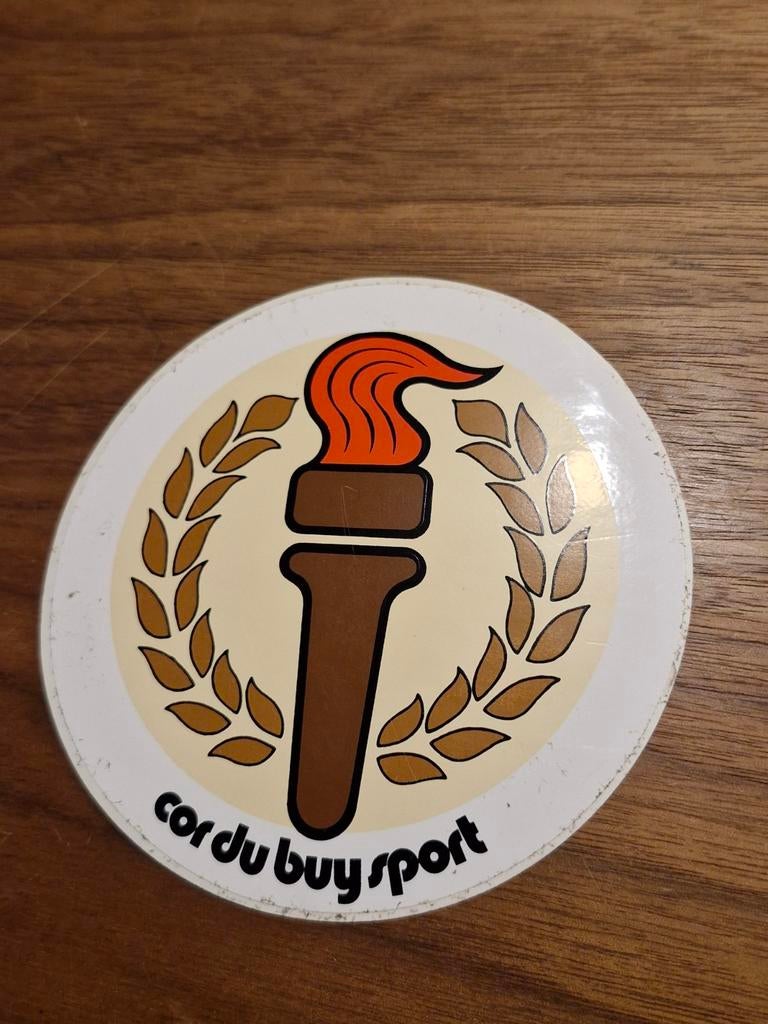 1757 Cor du Buy Sport Sticker, Ophalen of Verzenden, Gebruikt, Sport