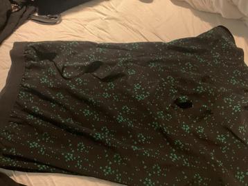 Saint Tropez Rok - Zwart met groene print - XL beschikbaar voor biedingen