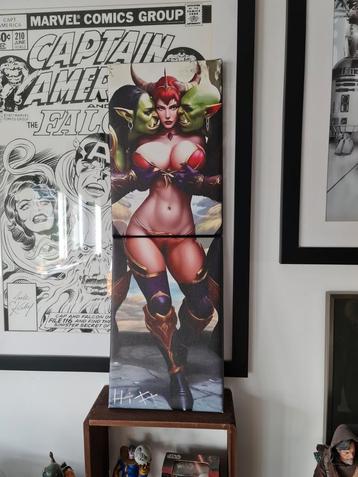 Canvas Schilderij - Hixx Fantasy Art beschikbaar voor biedingen