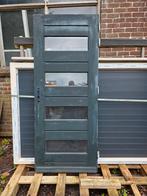 Merbau voordeur 83 x 201.gebruikt, Doe-het-zelf en Verbouw, Deuren en Horren, Ophalen, 80 tot 100 cm, 200 tot 215 cm, Hout