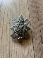 Wo2 ww2 schotse black watch cap badge, Ophalen of Verzenden, Landmacht, Engeland, Embleem of Badge