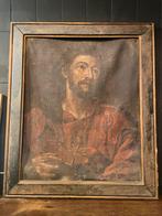 Zeer oud schilderij Jezus, Antiek en Kunst, Ophalen of Verzenden