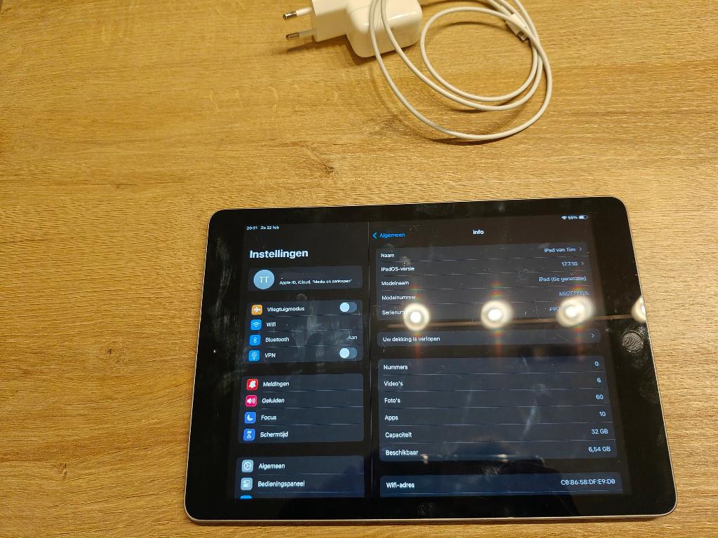 iPad (6e generatie) 32GB, Gebruikt, 32 GB, Apple iPad, Wi-Fi