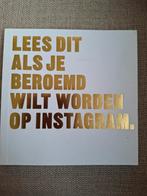 Lees dit als je beroemd wilt worden op Instagram, Ophalen of Verzenden, Zo goed als nieuw, Henry Carroll; Fred Hendriks