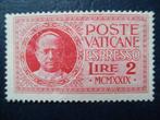 Postzegels Vaticaan 1929 nr 14 paus Pius - cw € 50,00 (*)., Postzegels en Munten, Ophalen of Verzenden, Postfris