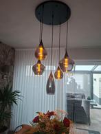 Moderne Hanglamp met Glazen Kappen, Ophalen of Verzenden, Nieuw, Glas, 75 cm of meer