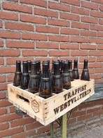 Decoratie Westvleteren 12 bierkrat  houten kistje krat, Verzamelen, Biermerken, Ophalen of Verzenden, Zo goed als nieuw, Flesje(s)