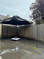 Parasol horeca 300/300 verrijdbare voet zwaar marmer, Tuin en Terras, Zweefparasol, Gebruikt, Ophalen of Verzenden