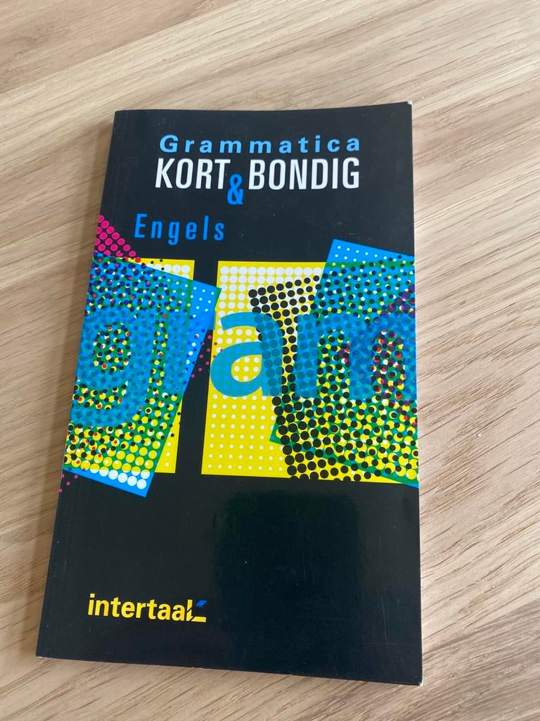 Grammatica Kort & Bondig Engels - Studieboek, Boeken, Studieboeken en Cursussen, Zo goed als nieuw, Niet van toepassing, Alpha