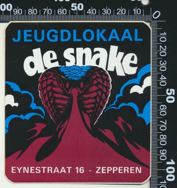 StickerJeugdlokaal De Snake - Zepperen