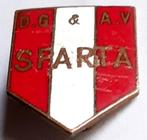 DG&AV Sparta-brochespeld (zeer oud), Verzamelen, Speldjes, Pins en Buttons, Sport, Gebruikt, Speldje of Pin, Verzenden