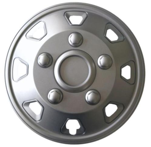 Camper wieldoppen set EXTRA BOL Zilver Mat 15 Inch Universee, Auto diversen, Wieldoppen, Nieuw, Ophalen of Verzenden