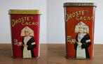 Vintage Droste Cacao Haarlem blikken, Verzamelen, Blikken, Gebruikt, Ophalen of Verzenden, Droste