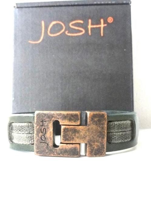 Nieuwe Josh heren armband, Sieraden, Tassen en Uiterlijk, Armbanden, Nieuw, Leer, Bruin, Ophalen of Verzenden