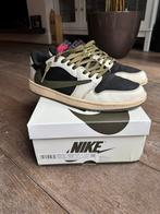 Nike Travis Scott AJ1 Low Olive Maat 44, Kleding | Heren, Schoenen, Verzenden, Gedragen, Zwart, Sneakers of Gympen