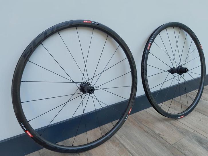 scope r3d wielset carbon disc, Fietsen en Brommers, Fietsonderdelen, Gebruikt, Racefiets, Wiel, Ophalen of Verzenden
