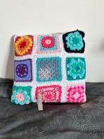 Handgemaakt Granny Square Kussen, Ophalen of Verzenden, Nieuw, Overige kleuren, Vierkant